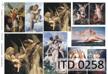 Papier decoupage (HS code 48025700) D0258M