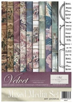 Zestaw kreatywny MS037 (HS code 48021000) Velvet - a soft warm touch